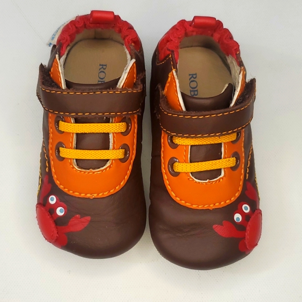 Robeez mini shoez ms crab US 3 6-9 mos